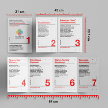 Muat gambar ke penampil Galeri, Brosur A4 - 4 panel (84 x 29,7 open) - Cloudprint.co.id
