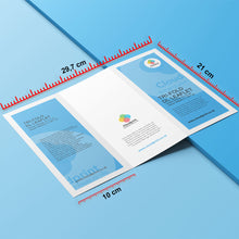 Muat gambar ke penampil Galeri, Flyer A4 Gatefold (Lipat 3 panel) - Cloudprint.co.id