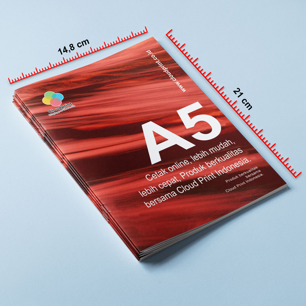 Buku Jahit Kawat - Ukuran A5 (14,8 x 21 cm) - Cloudprint.co.id