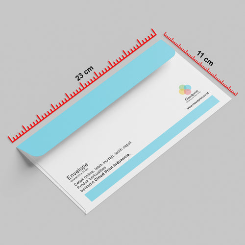 Amplop DL - Ukuran 23 x 11 cm - Cloudprint.co.id