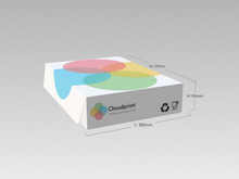 Muat gambar ke penampil Galeri, Bread Box / Donut Box (1/2 Lusin) - (18,3 x 27 x 5,5 cm) - Cloudprint Indonesia
