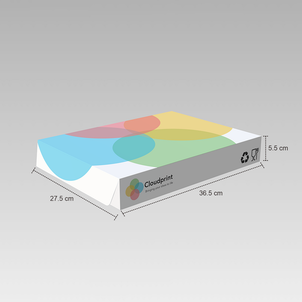 Bread Box / Donut Box (1 Lusin) - (36,5 x 27,5 x 5,5 cm)