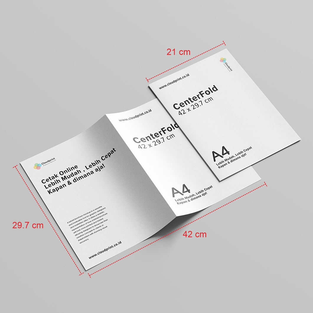 Brosur A4 - Centerfold