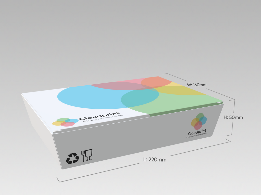 Takeaway Box Large (22 x 16 x 5 cm) - Cloudprint.co.id