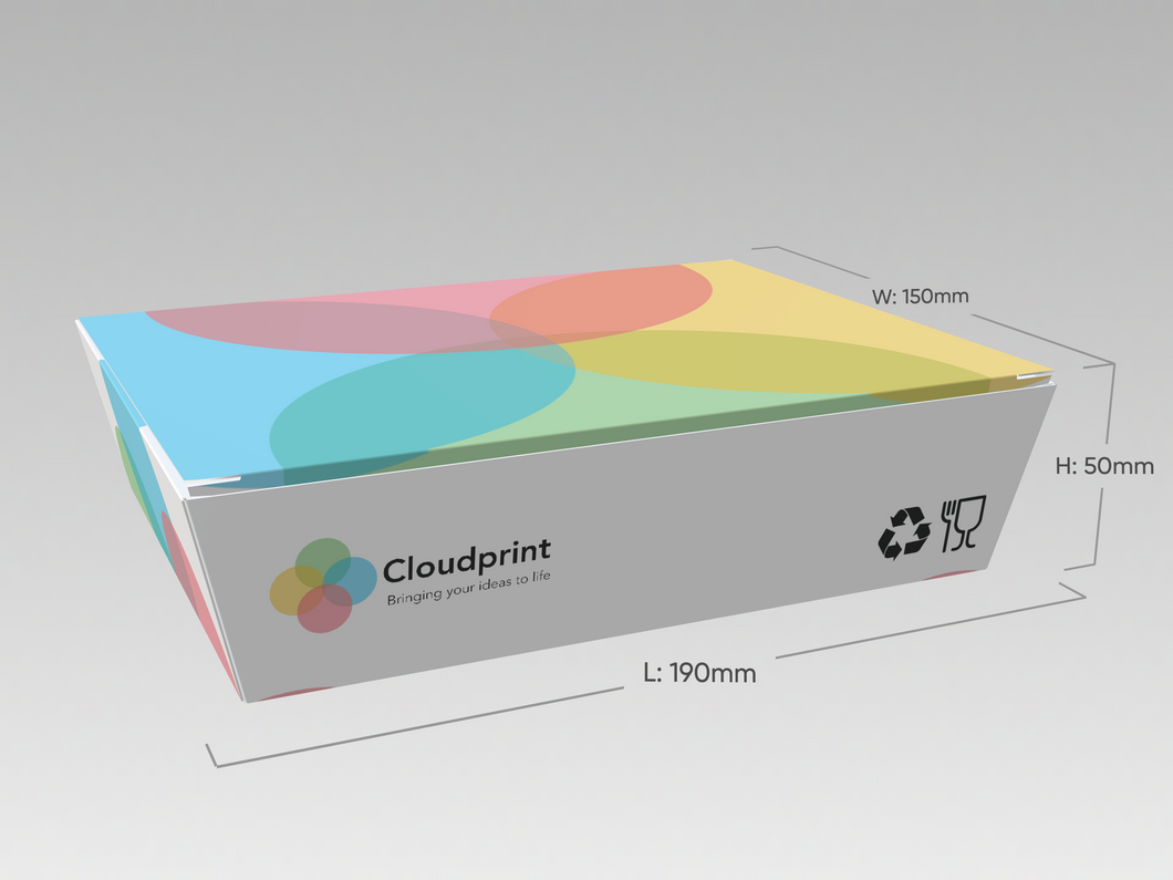 Takeaway Box Medium (19 x 15 x 5 cm) - Cloudprint.co.id