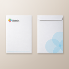 Muat gambar ke penampil Galeri, Mockup amplop folio F4 Cloudprint dengan proporsi 23,5 x 34,5 cm
